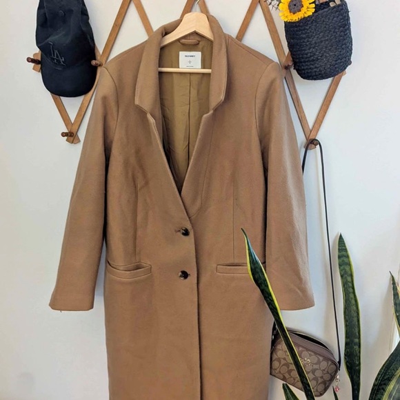 Old Navy Jackets & Blazers - Women's Tan Coat wool blend